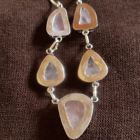 New Handcrafted Rose Quartz Necklace - Picture 4 of 4